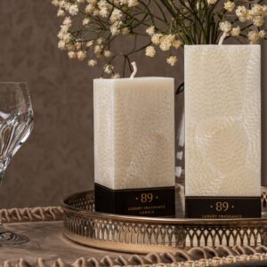 Sveča iz palmovega voska (kvadratna) Black Grapes MIDI - slika 4